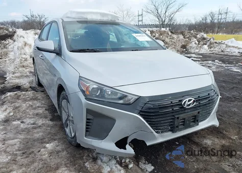 2019 Hyundai Ioniq Hybrid Blue from USA, damaged, VIN KMHC65LCXKU149568
